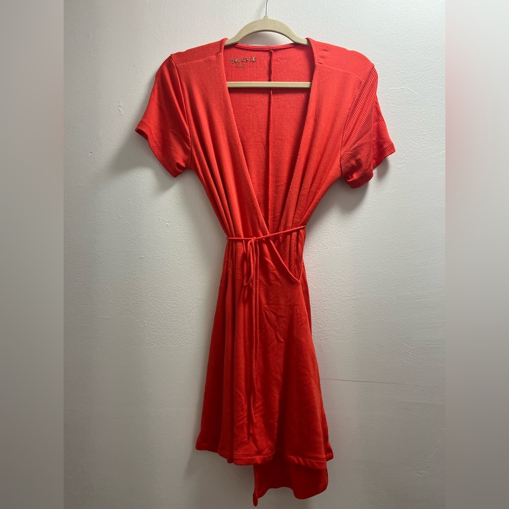 Skatie Gwen Wrap Dress in Cayenne
